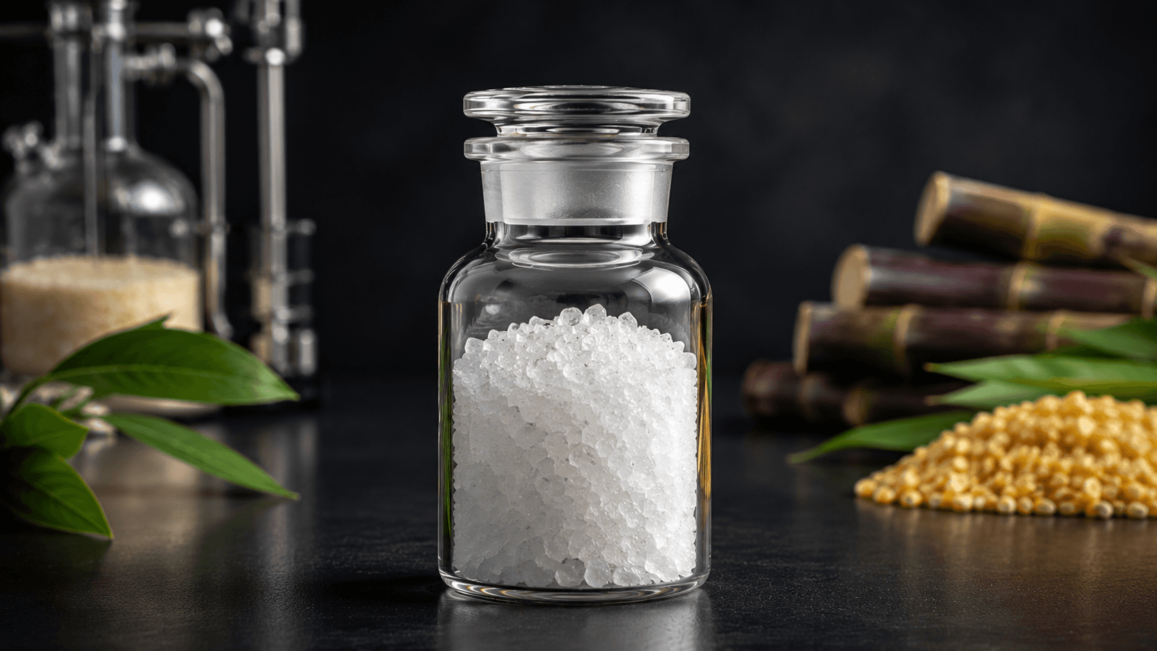 Bio-gebaseerde suksinsuur: van fermentasie tot bioplastiek, poliëster en farmaseutiese produkte