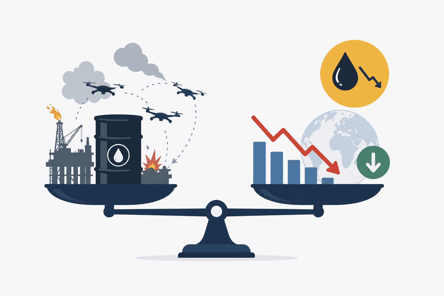 The Paradox of June 29, 2026: Why Brent Is Below Pre-War Levels Despite Active Drone Strikes