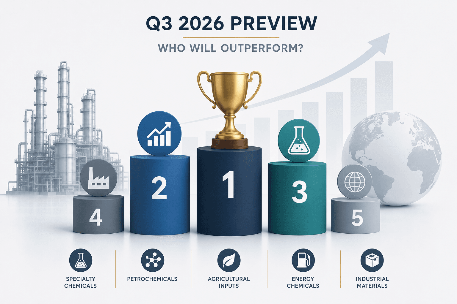 Ranglys vir chemiese industrie: Q3 2026 Voorskou - Wie sal beter presteer?