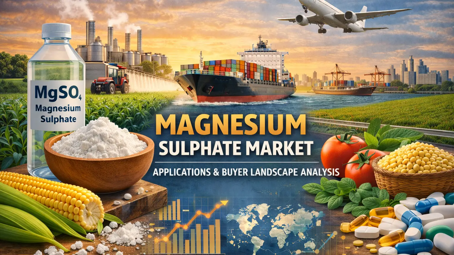 Magnesiumsulfaatmark: toepassings en koperlandskapanalise