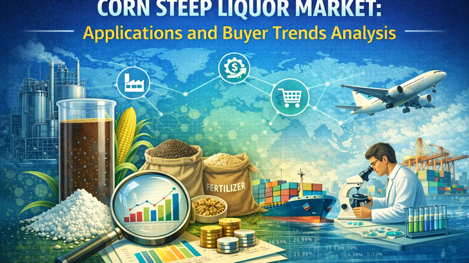 Corn Steep Drankmark 2026: toepassings en kopertendense analise
