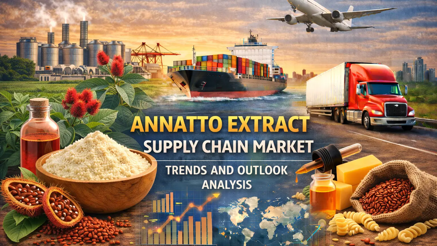 Annatto Extract Voorsieningskettingmarktendense en vooruitsig-analise