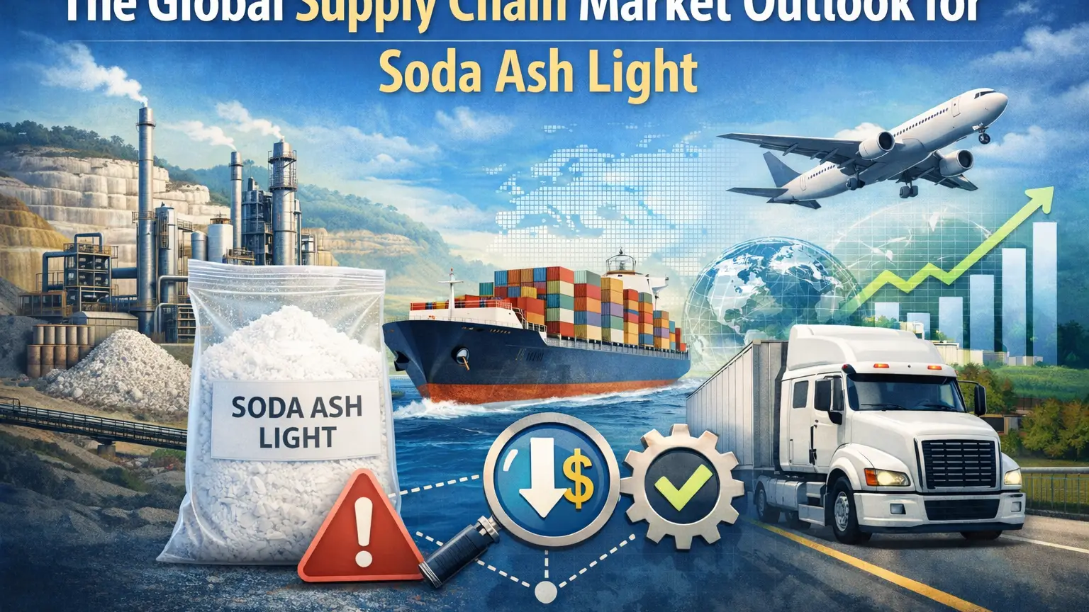 Die wêreldwye voorsieningskettingmarkvooruitsig vir Soda Ash Light