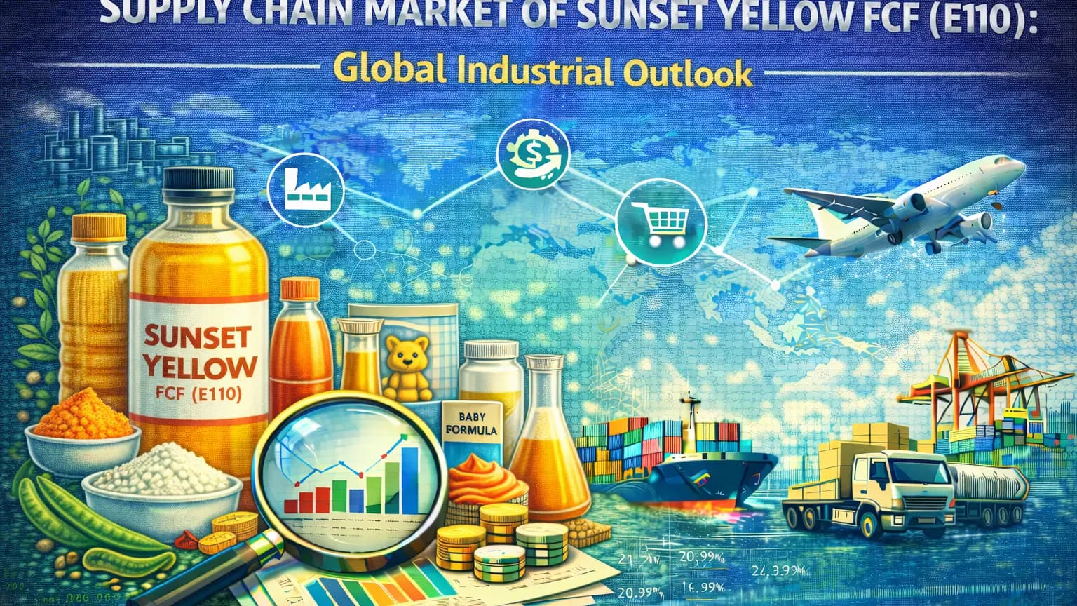 Voorsieningskettingmark van Sunset Yellow FCF (E110): Global Industrial Outlook
